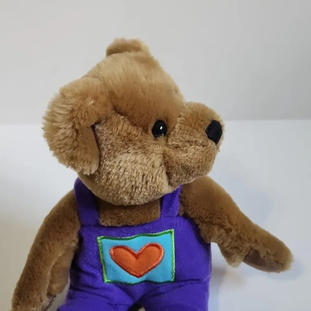 Hallmark Kiss Kiss Brown Bear Movable Head Magnetic Nose Hook &‎ Loop Paws
